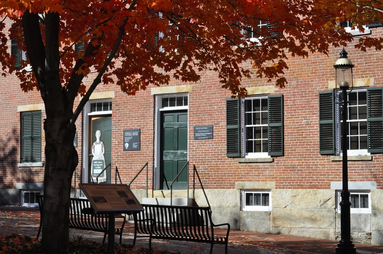 NPS archive view of a historic workers boardinghouse in Lowell