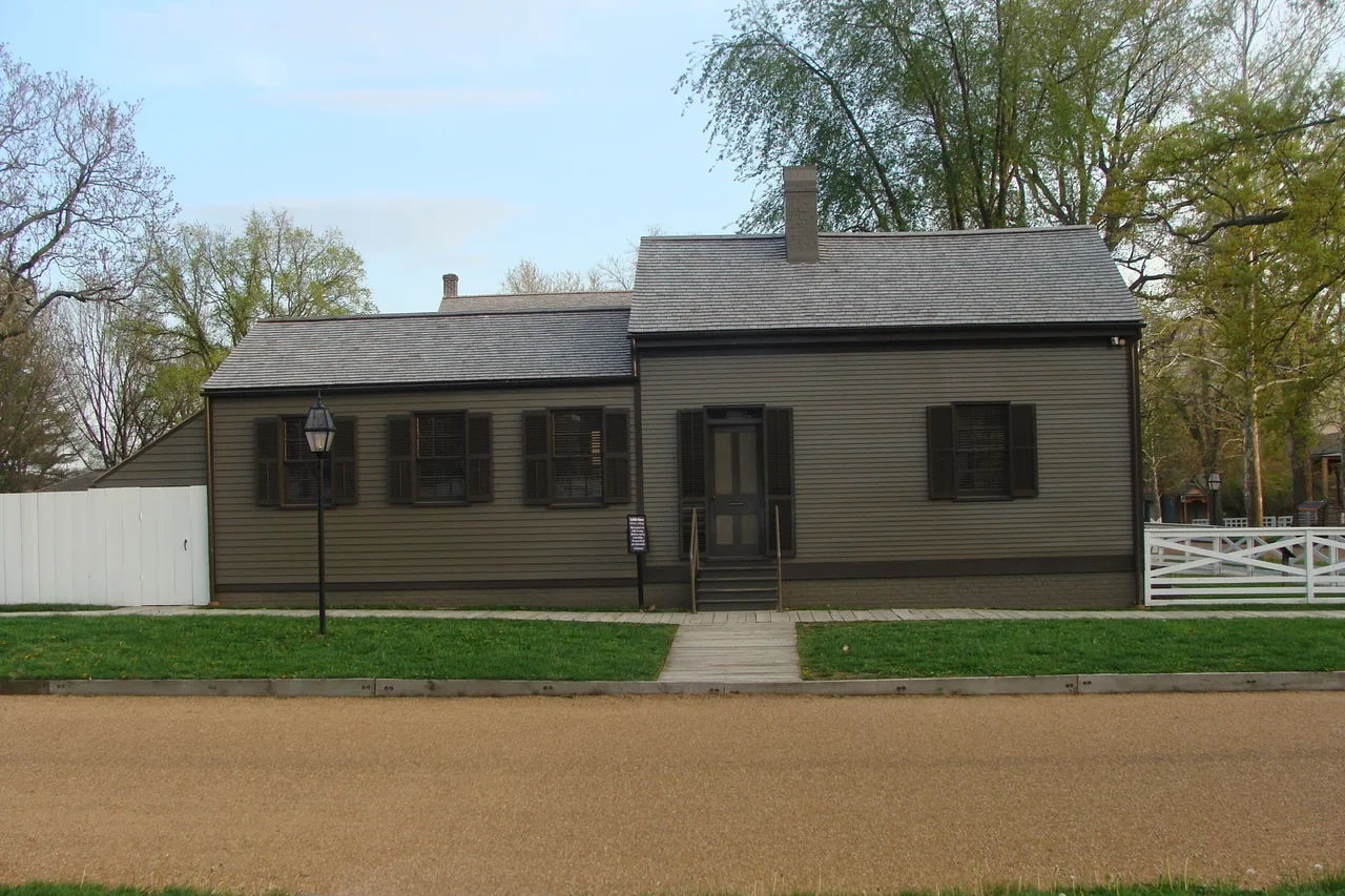 Springfield Lincoln Home mahallesindeki Arnold House dış cephesi, arşiv fotoğrafı