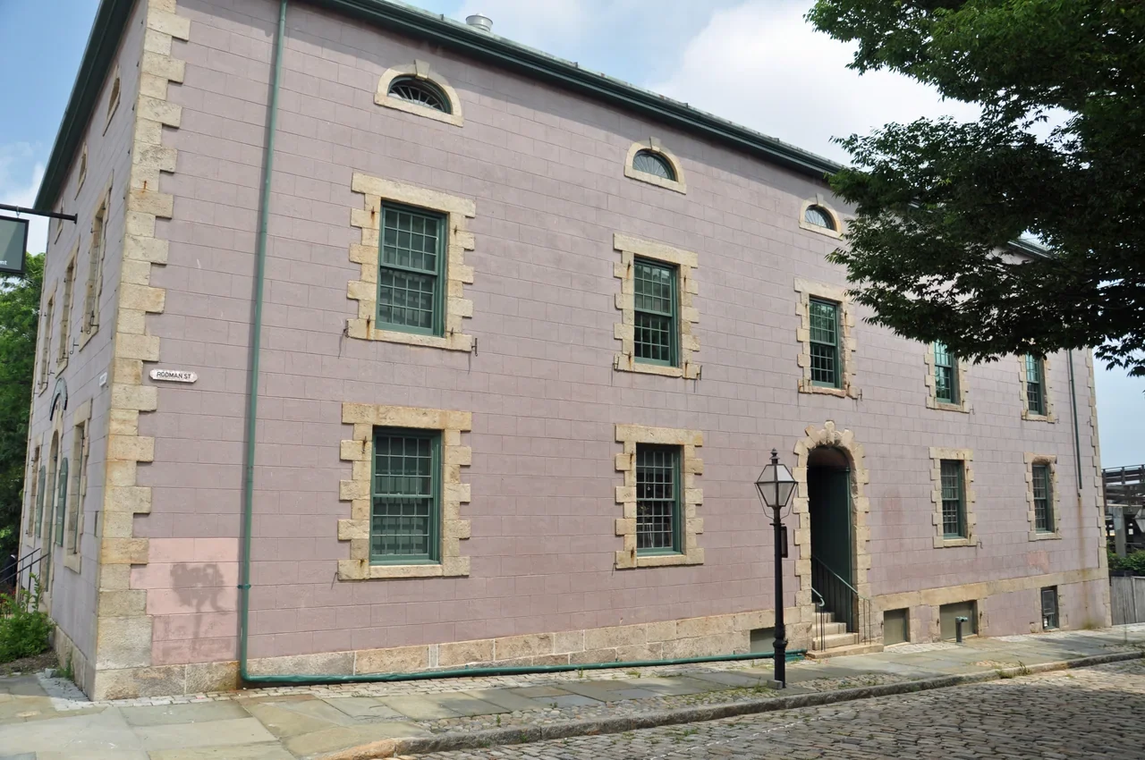 NPS archive exterior of Rodman Candleworks in New Bedford