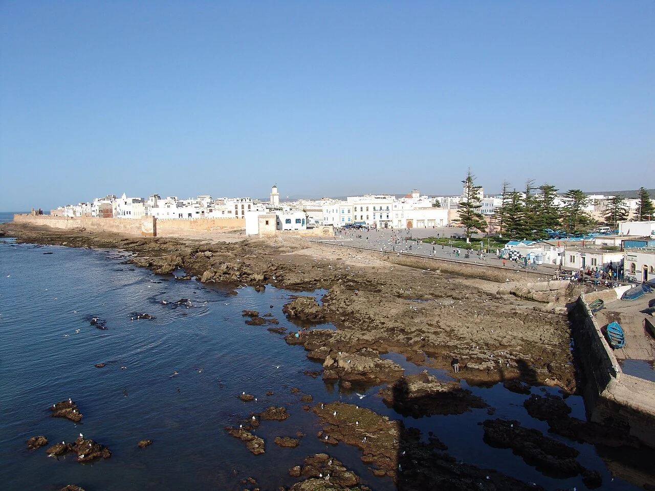 Essaouira medinası liman sqalasından; 30 Ekim 2006, güncel kıyı erişimi kaydı değil