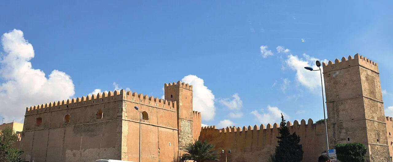 Sfax city walls near the Kasbah; August 2017