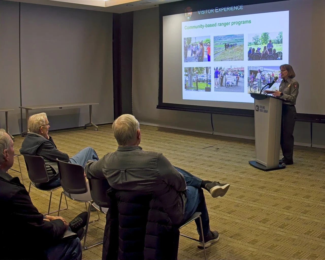 NPS activities presentation at Richland Public Library
