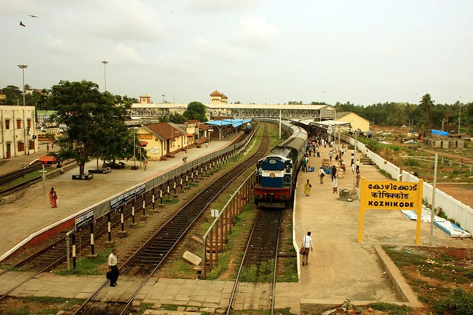 Historical view of Kozhikode railway station