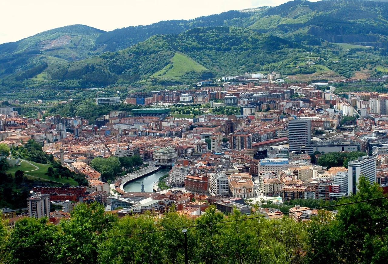 Artxanda seyir noktasından Bilbao, Mayıs 2025