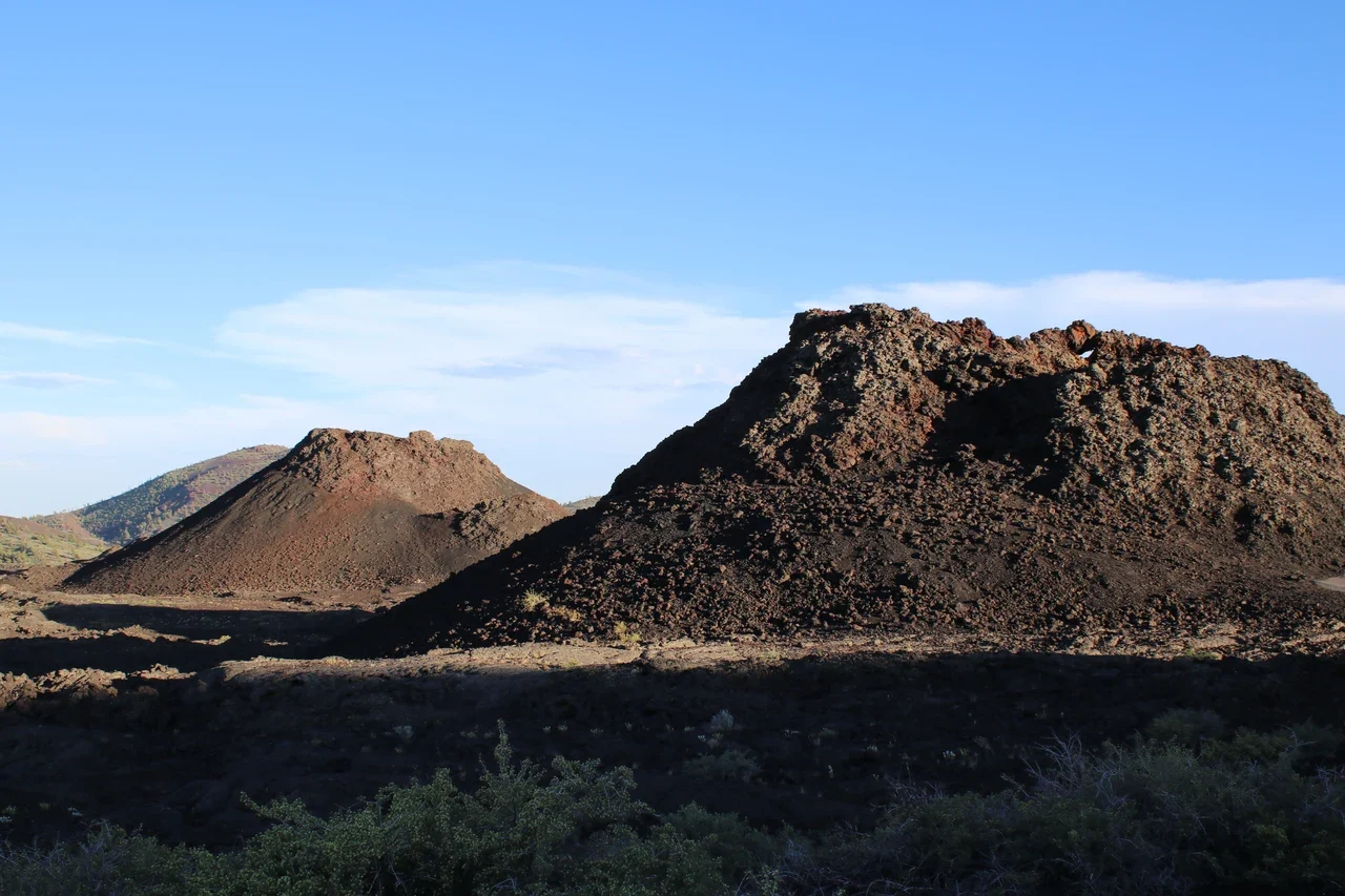 Spatter Cones at Craters of the Moon, June 2021