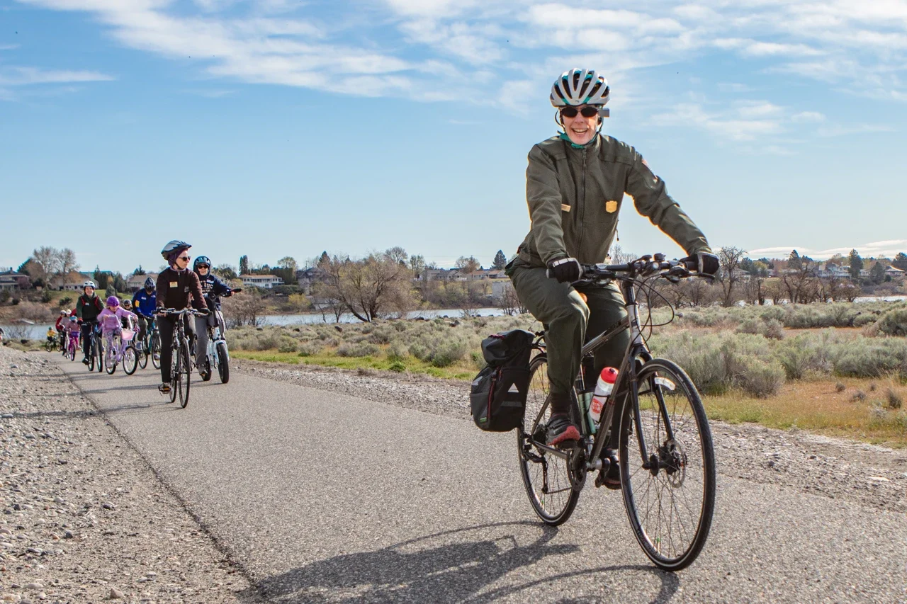 Archived NPS ranger bicycle program in the Tri-Cities region