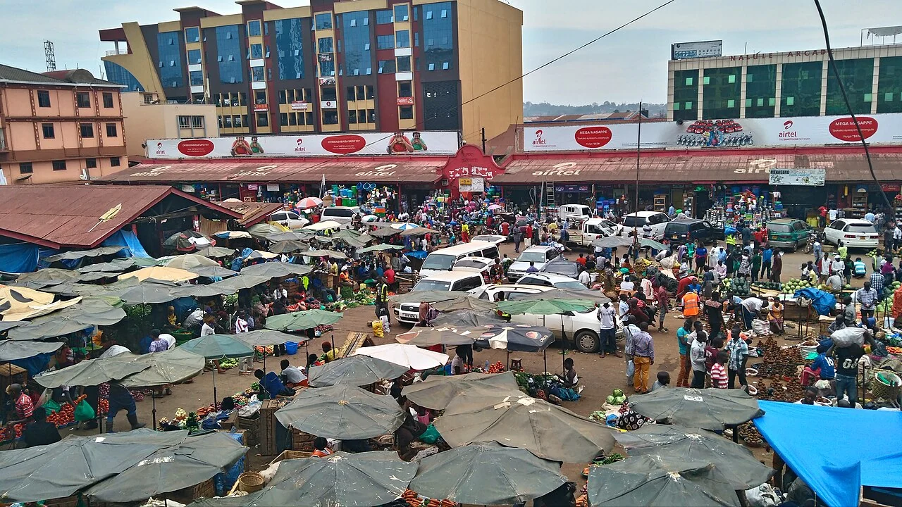 Nakasero market in Kampala; Kateregga1, 9 September 2017