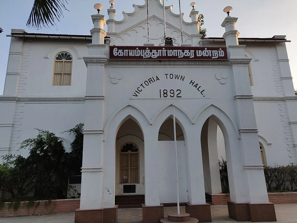 Coimbatore Town Hall ön cephesi