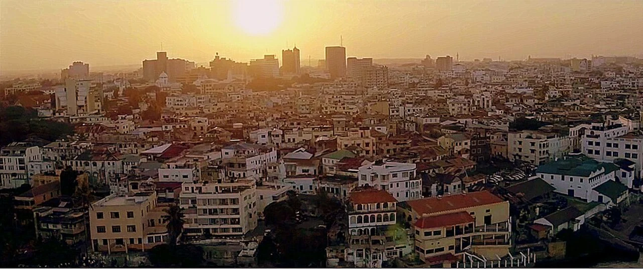 Mombasa kent görünümü; Nisan 2016