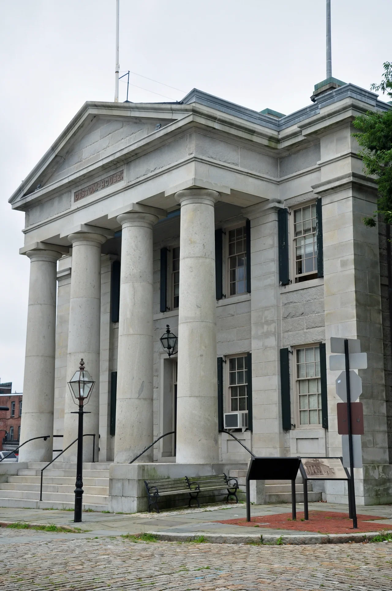 U.S. Custom House exterior in New Bedford, NPS archive