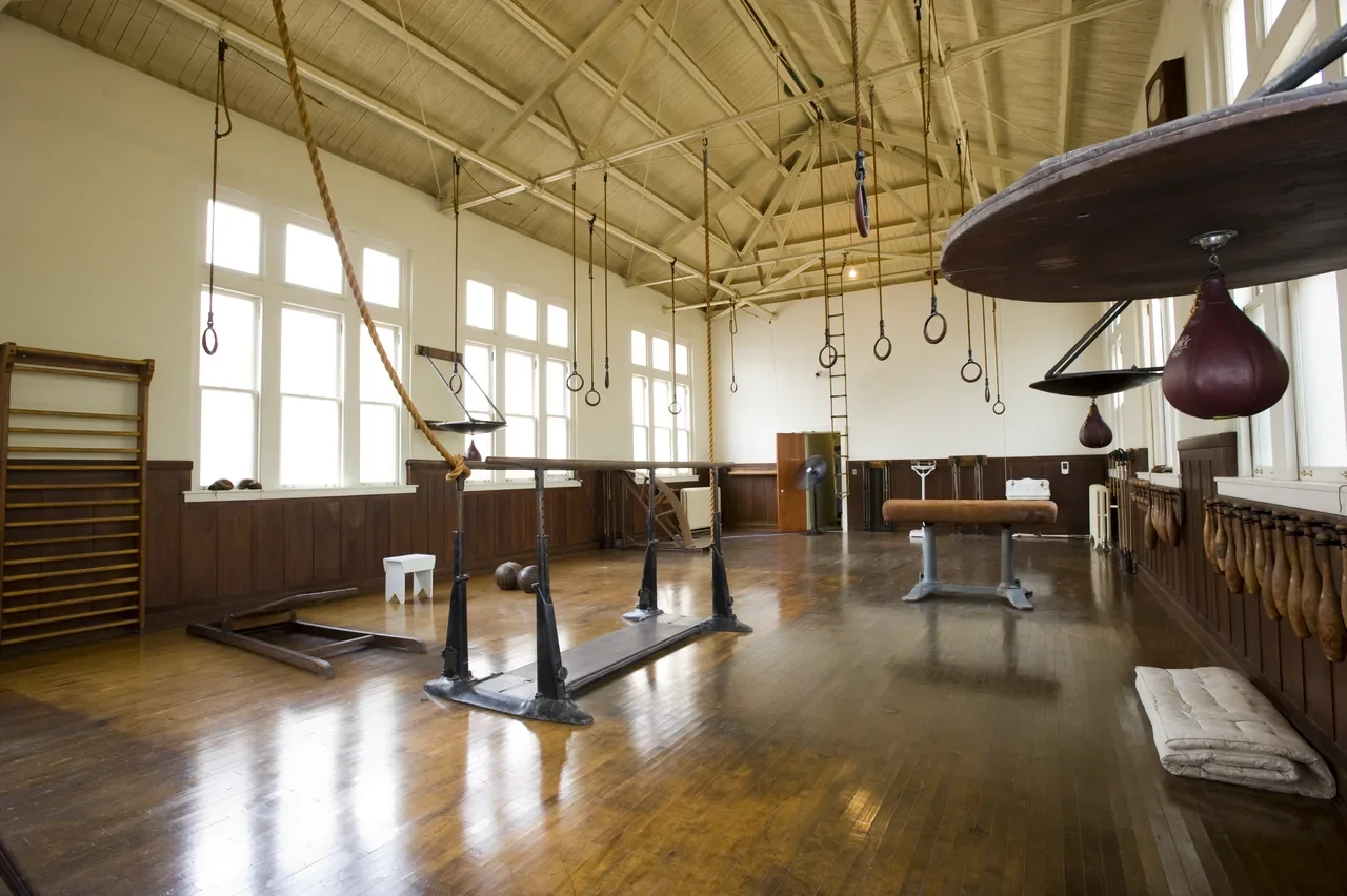 Fordyce Bathhouse tarihî spor salonu (arşiv fotoğrafı).