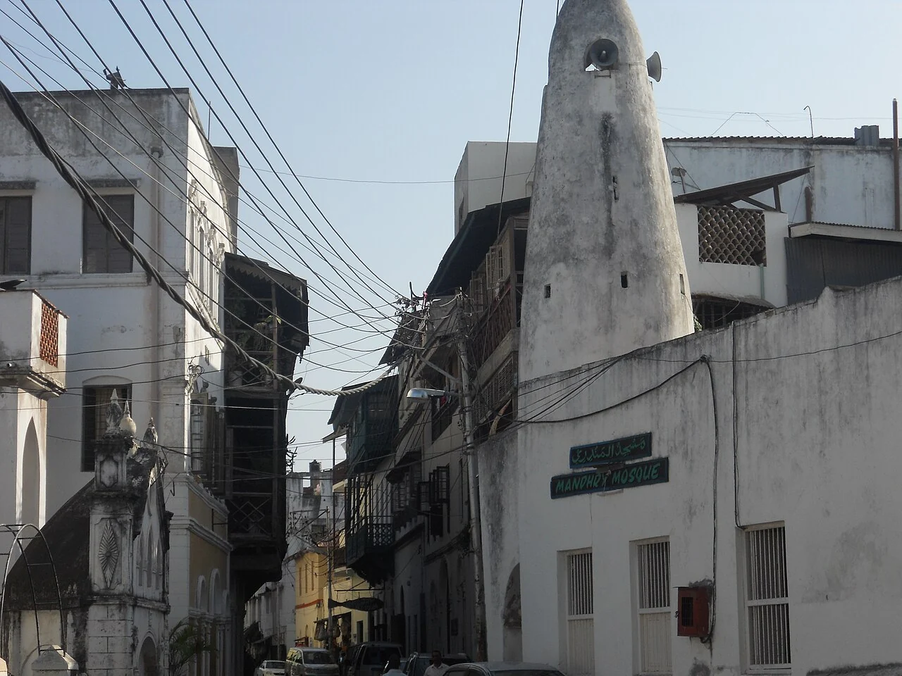 Mombasa Eski Şehir sokağı; Ocak 2012