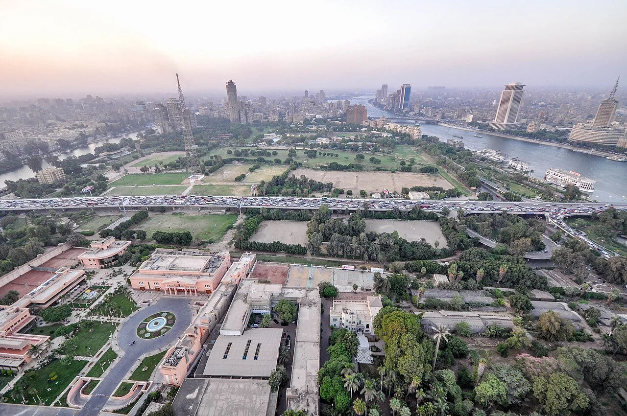 Gezira and Nile view in Cairo; Jorge Láscar, 11 September 2012