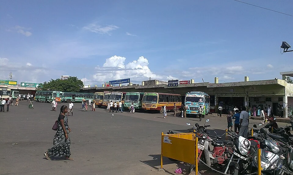 Historical view of Dindigul bus stand