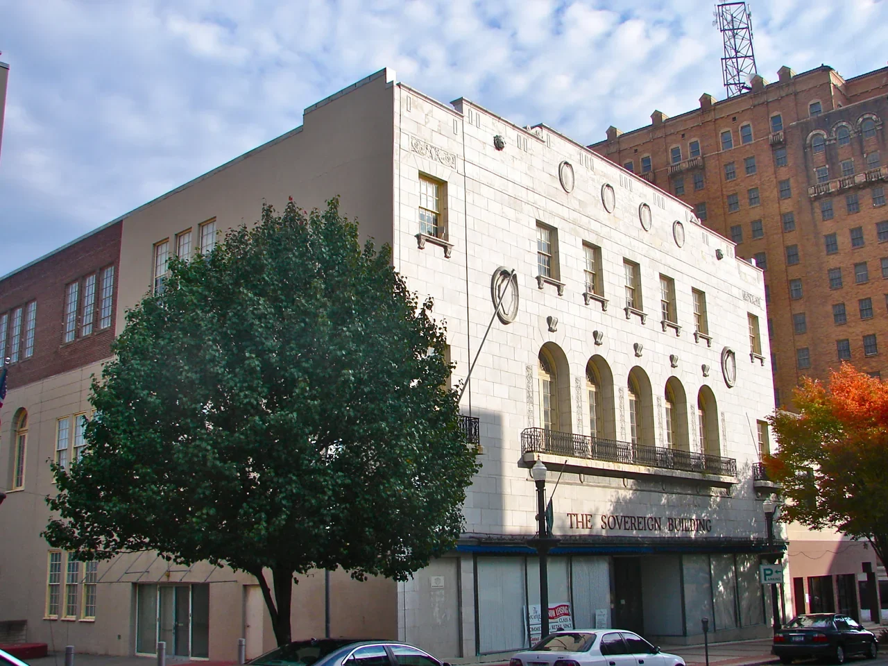 Sovereign Building facade on Hamilton Street, Allentown, 2011 archive