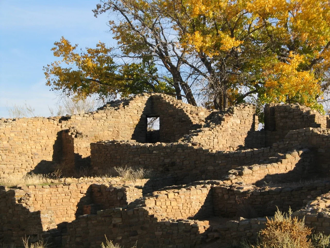 Archival masonry corner and doorway at Aztec Ruins, an excursion outside Farmington