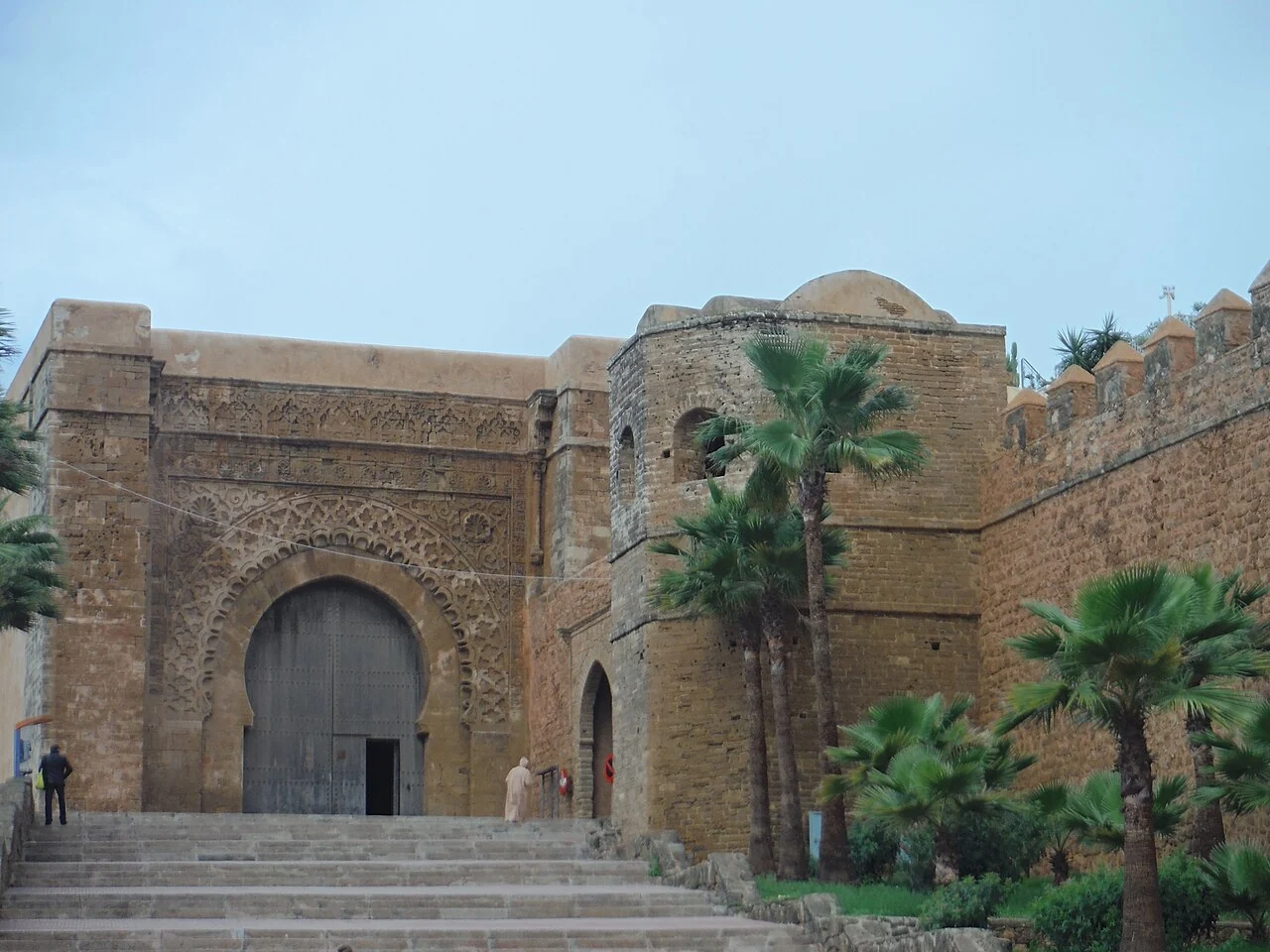 Historic gate by Oudayas in Rabat; 28 November 2014, not a current museum-entrance photograph