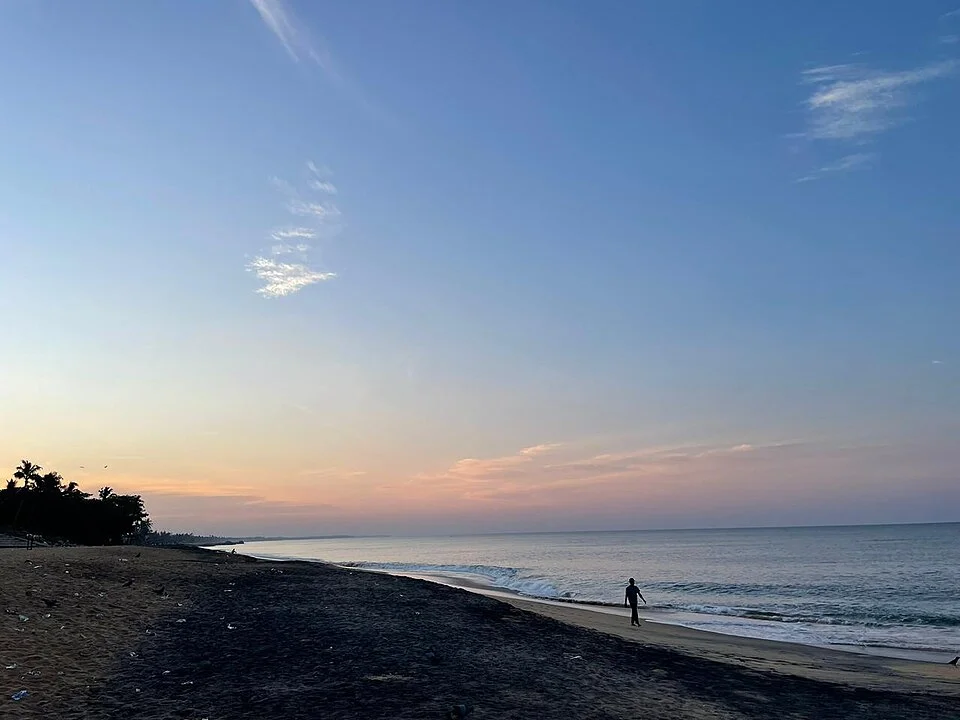Kollam Beach at dawn