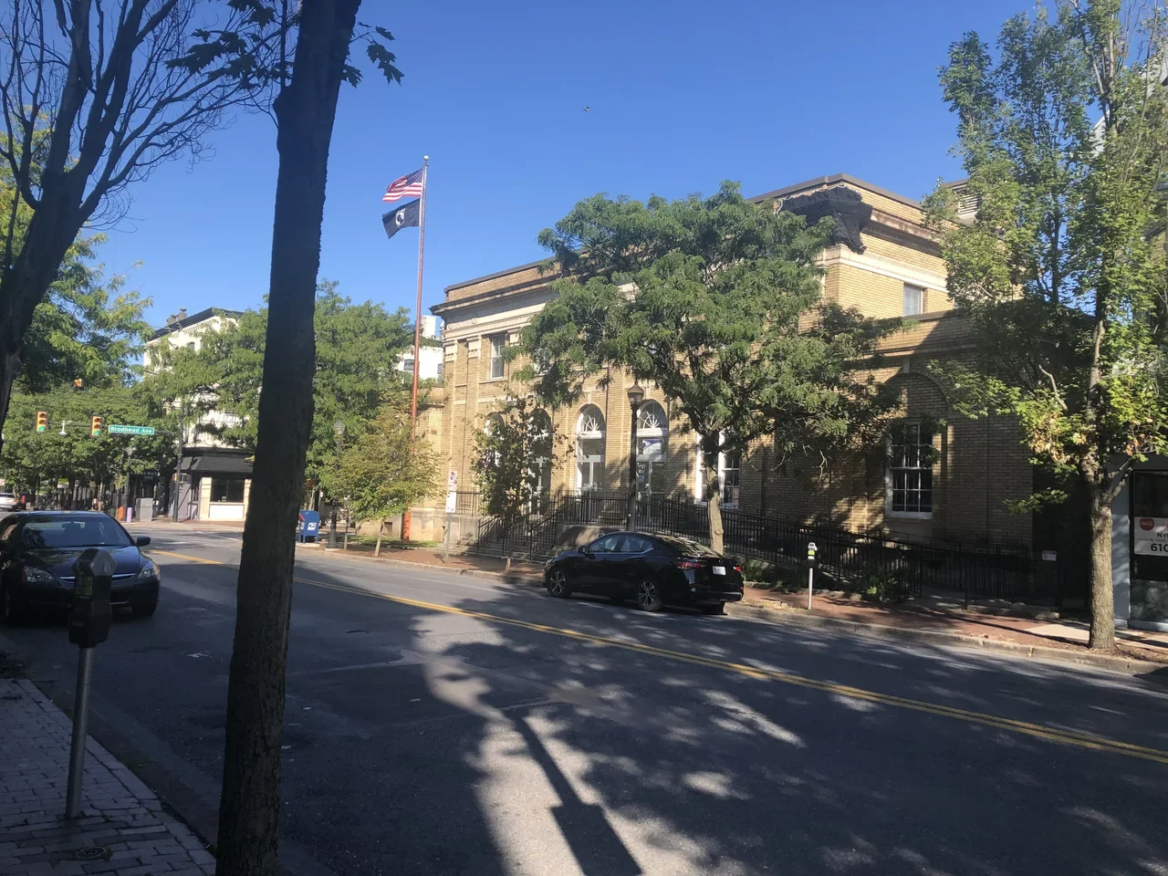 Eastern exterior of South Bethlehem Post Office, archive
