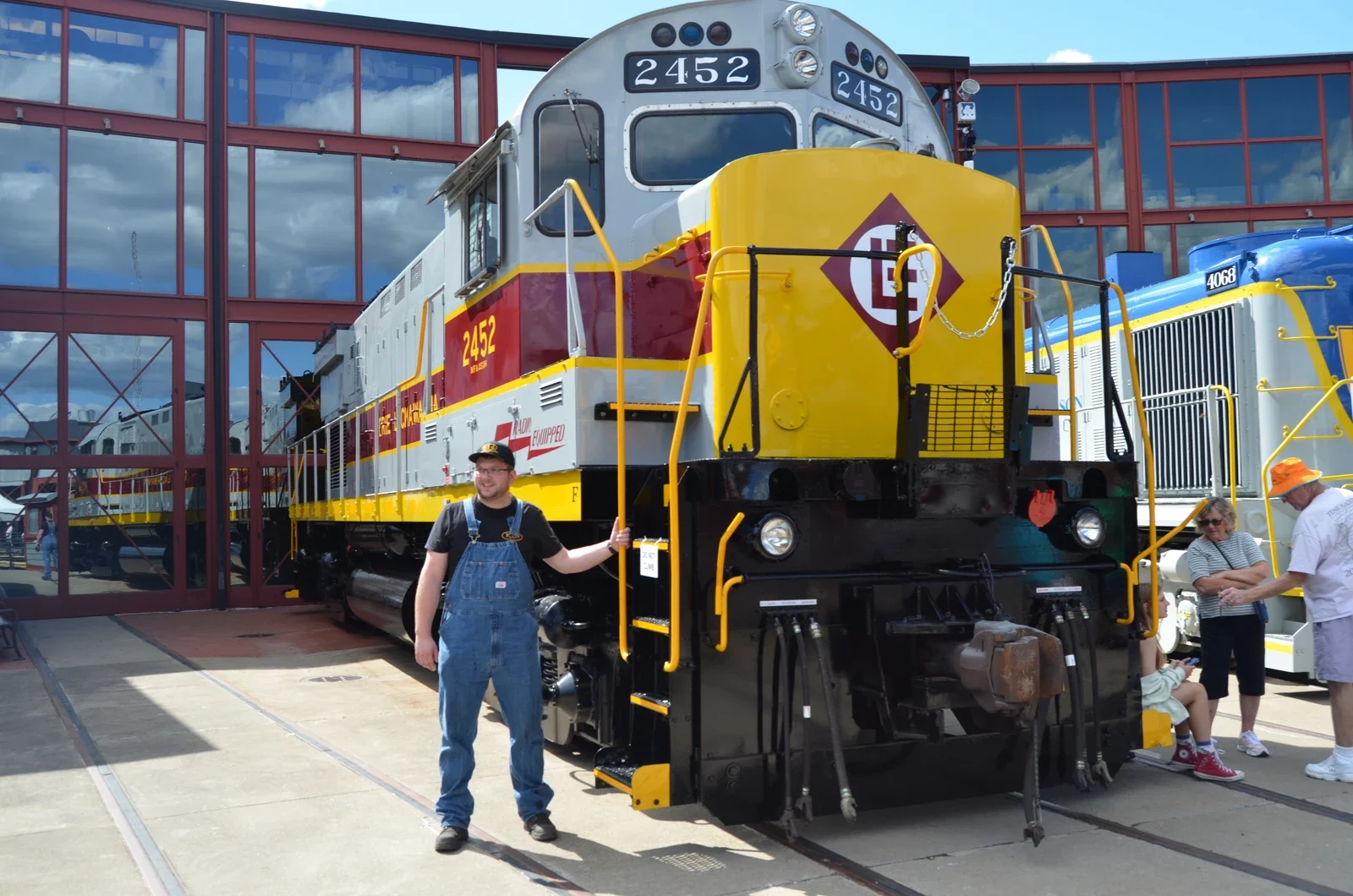 Locomotive 2452 at Steamtown Railfest 2025