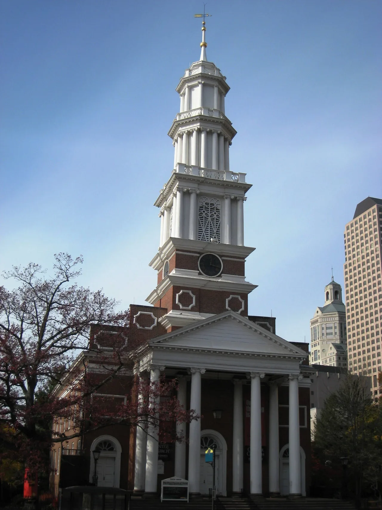 Center Church exterior in Hartford, archive street view