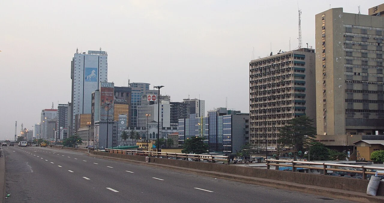 Lagos city skyline; Clara Sanchiz, 28 February 2015