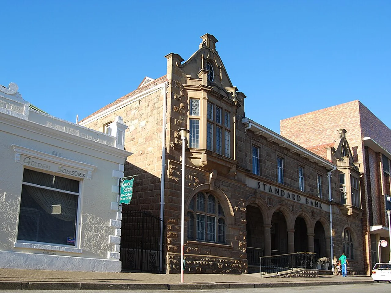 FormerStandardBank building,September2013; not current banking-service proof