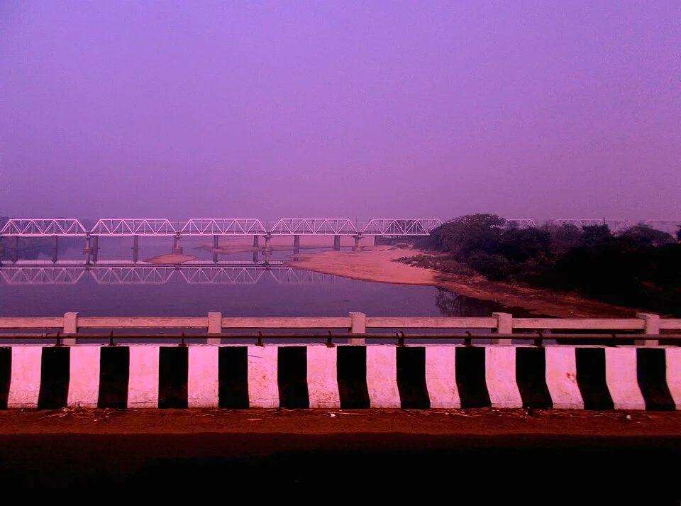 Cuttack Mahanadi Nehri üzerindeki köprü