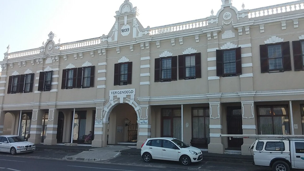 Paarl,174 Main Street tarihî yapı dışı, Eylül 2014; Taalmuseum içi değildir