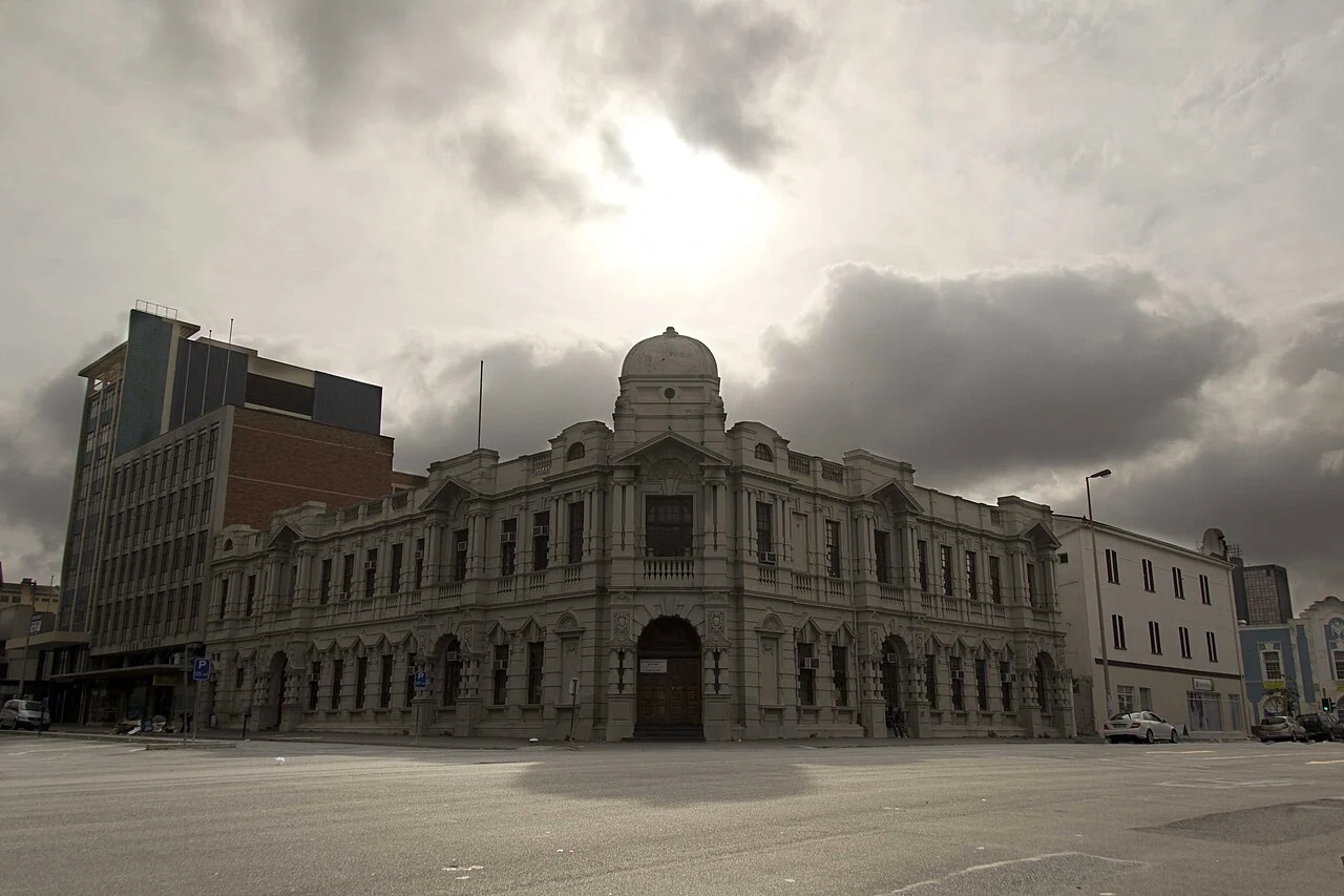 Old Standard Bank exterior in East London; Bfluff, 9 September 2012