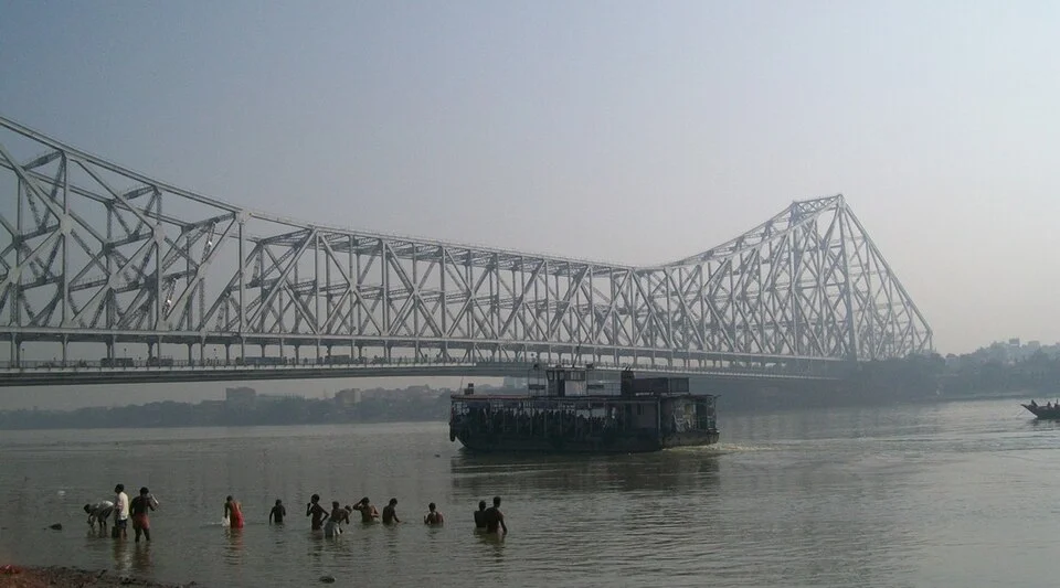 Howrah Bridge across the Hooghly at Kolkata