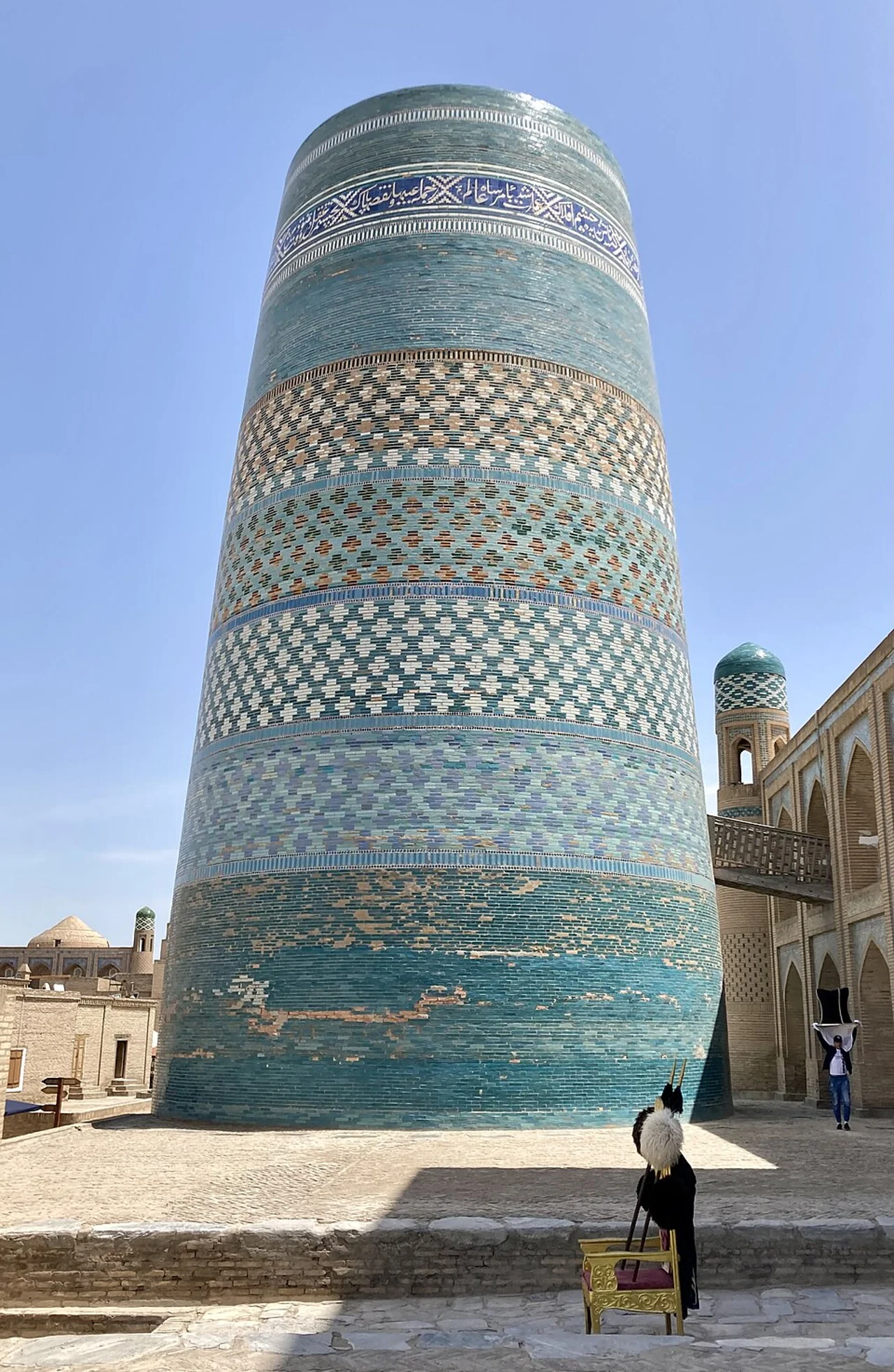 Kalta Minor minaret in Khiva; May 2022