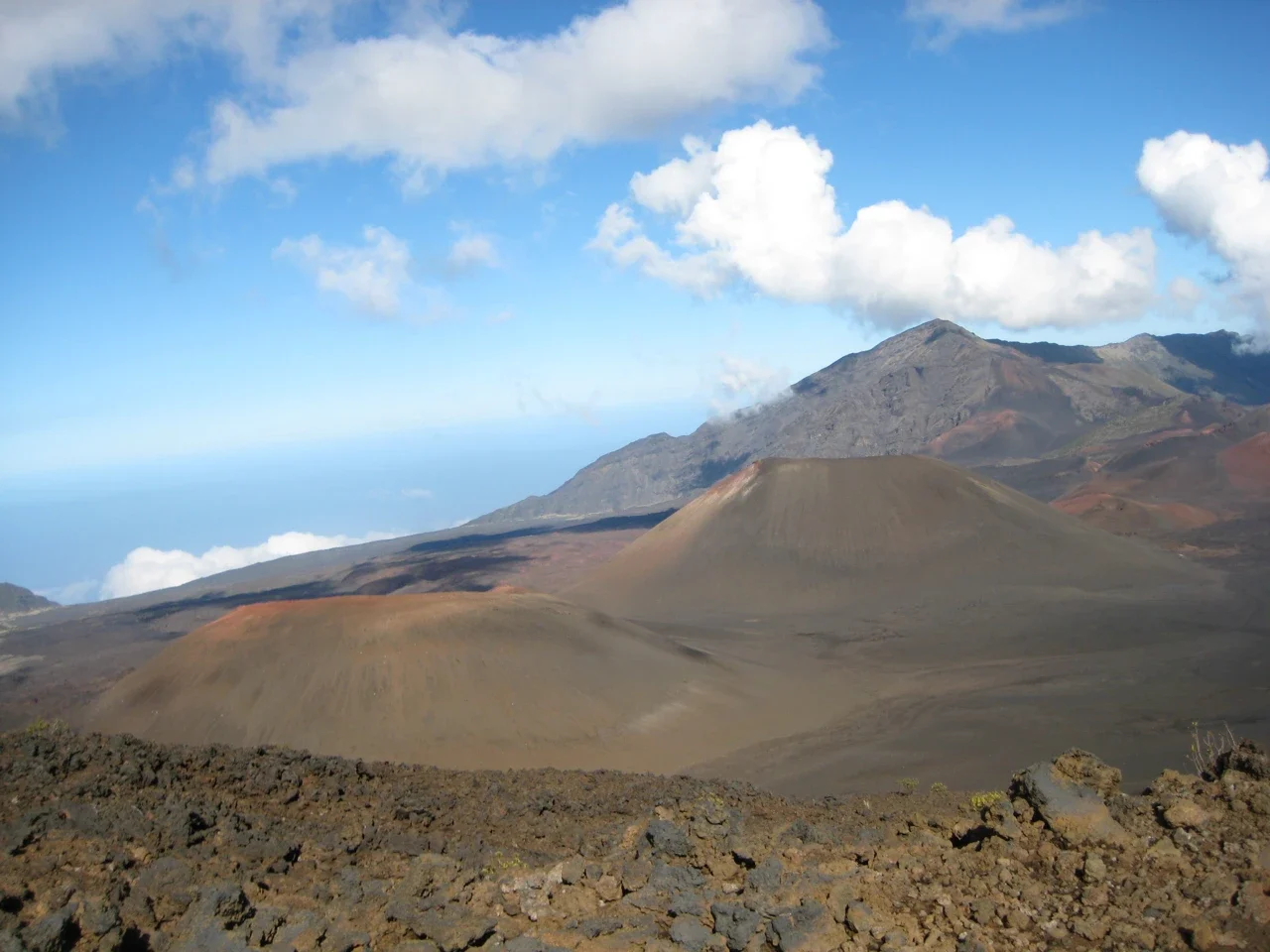 Volcanic cone seen from Sliding Sands, NPS archive