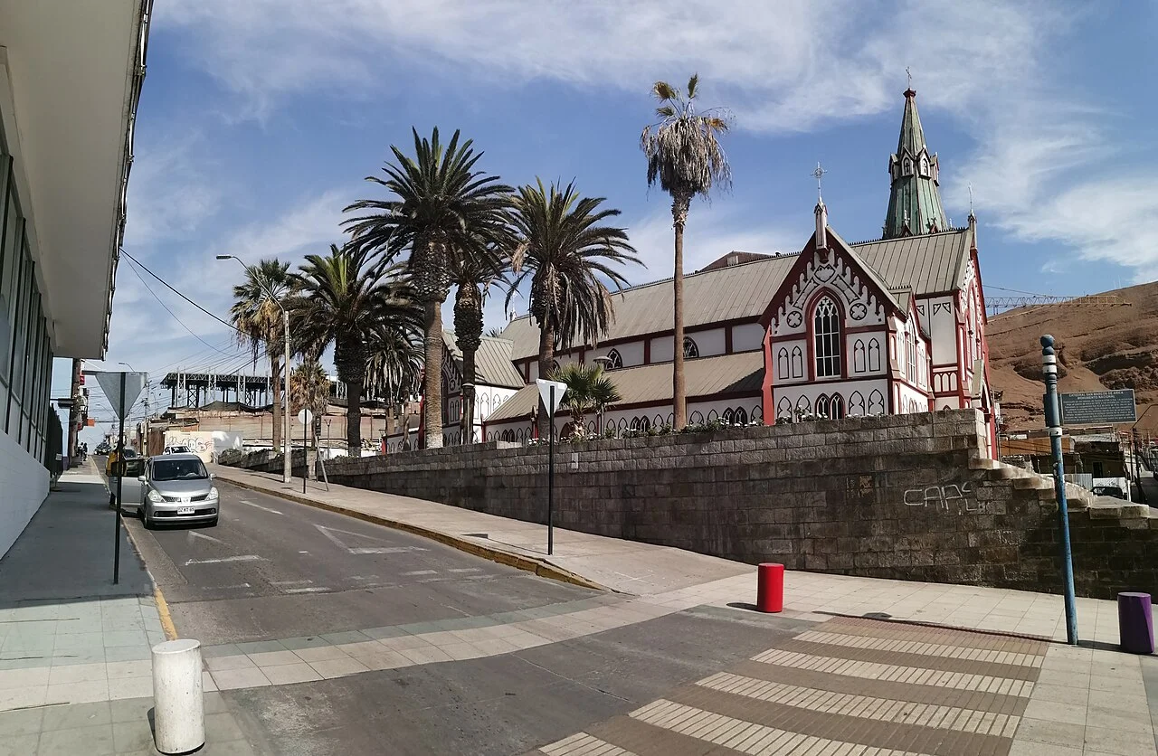 Arica San Marcos Katedrali çevresinin panoraması, 2022