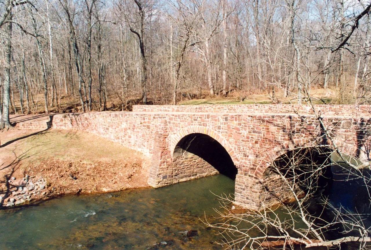 Stone Bridge at Manassas battlefield, NPS archive; not evidence of current conditions