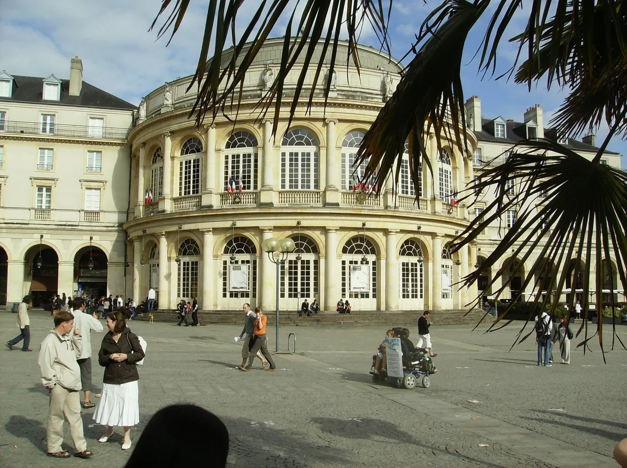 Exterior of Rennes Opera, August 2008