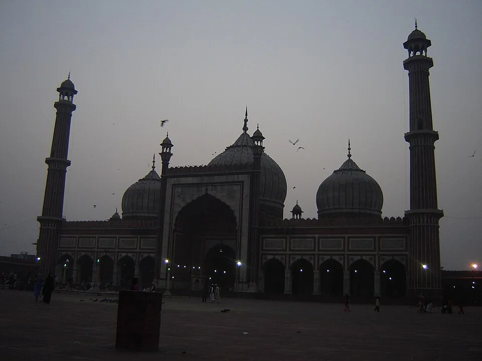 Front view of Jama Masjid, Delhi