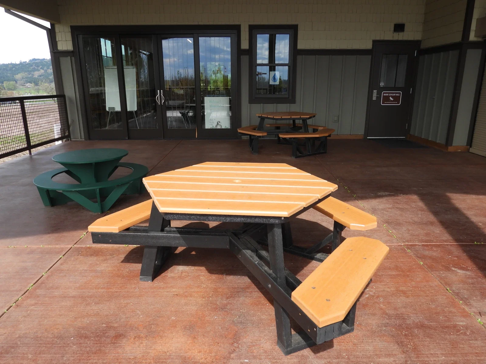 Ankeny sığınağındaki piknik alanının arşiv görünümü; Dallas City Park değildir