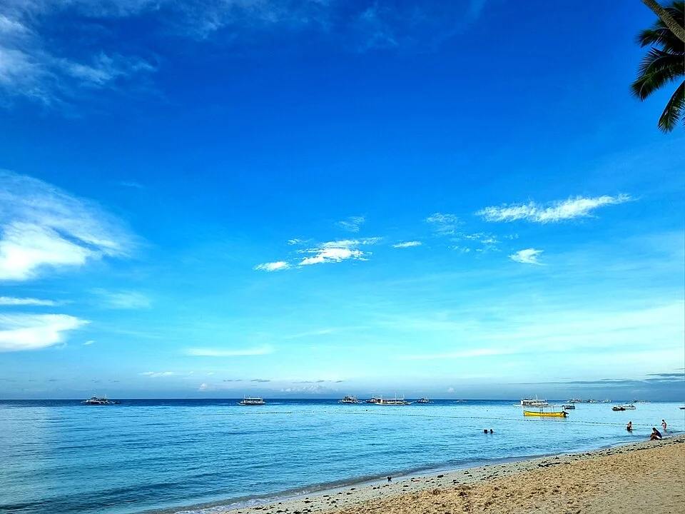 Alona Beach on Panglao, Bohol, Philippines