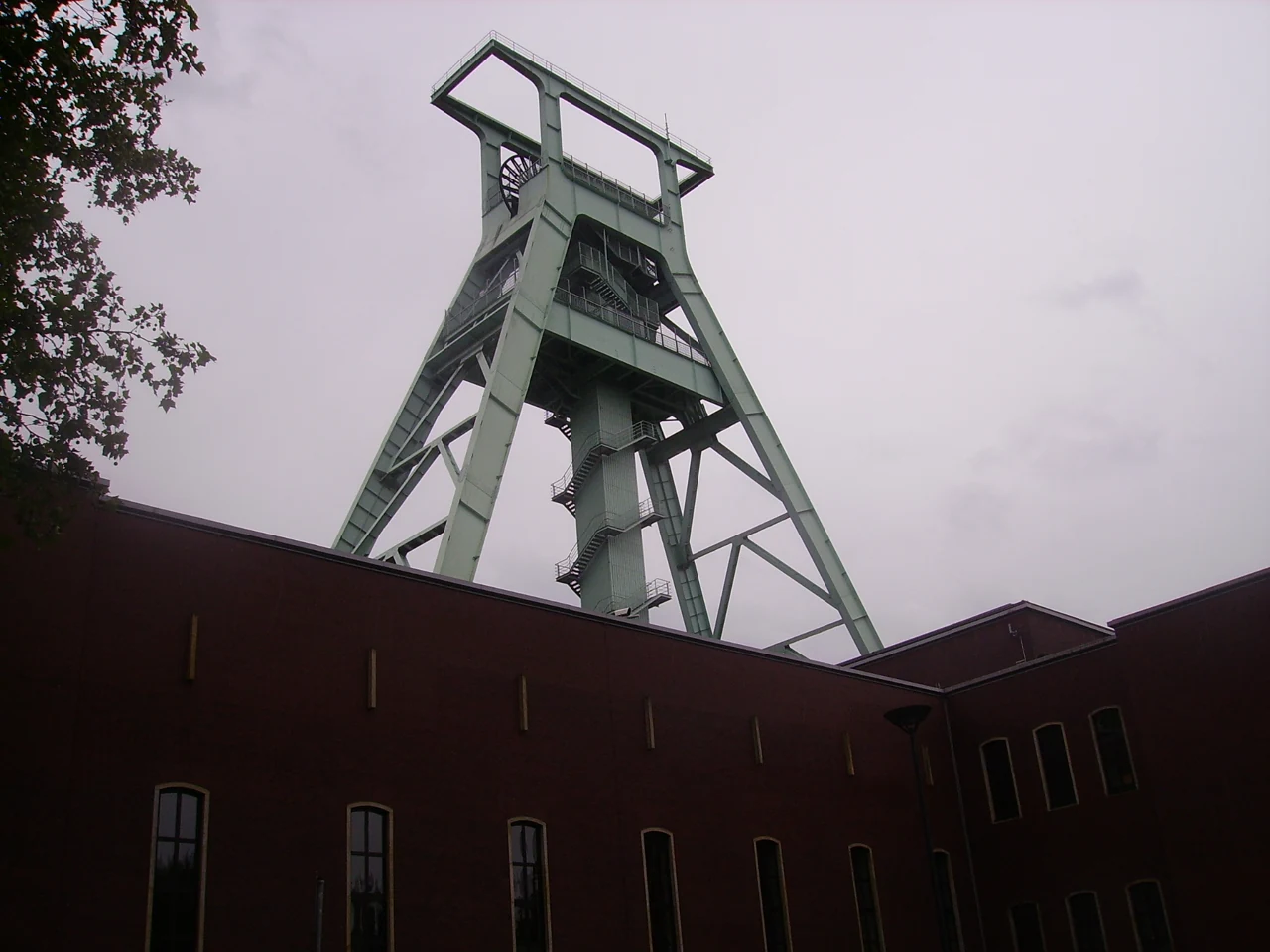 The headframe at Deutsches Bergbau-Museum Bochum, 2009