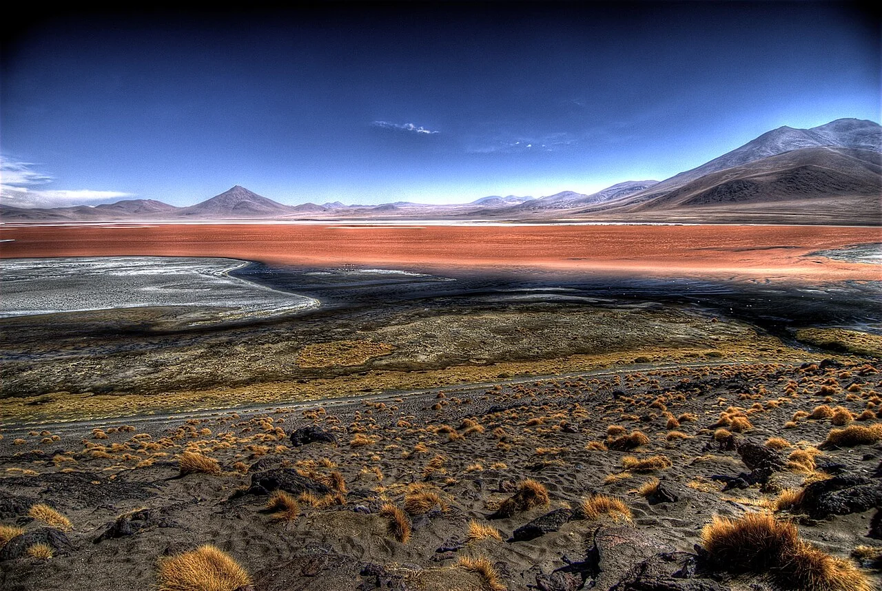 Laguna Colorada in Bolivia, October 2007 according to source description; exact capture day uncertain
