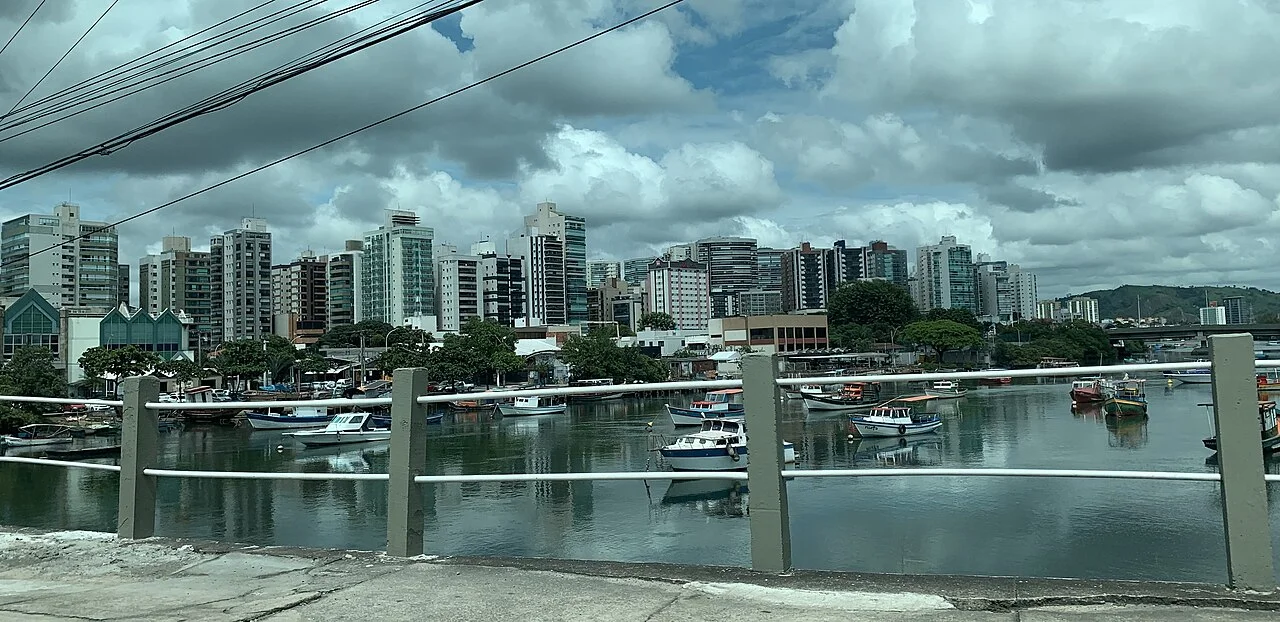 Camburi canal waterfront in Vitória Espírito Santo, December2018
