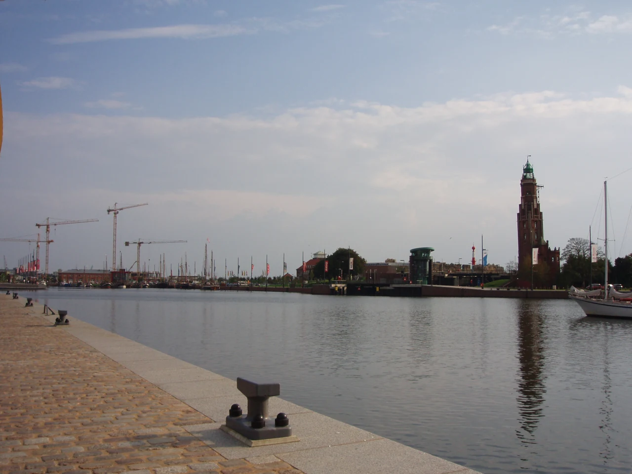 Bremerhaven harbour photographed in summer 2006
