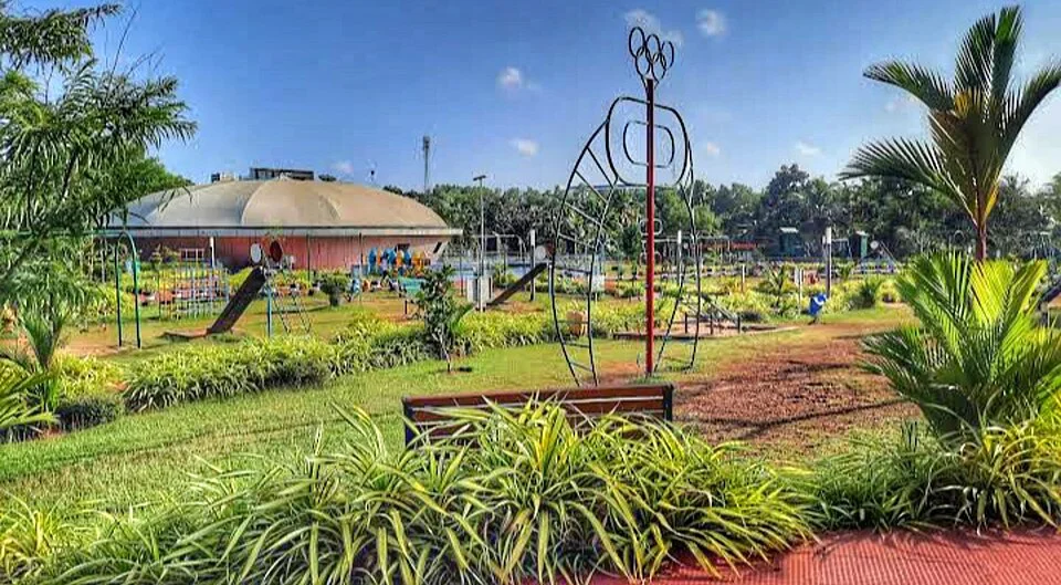 Garden view at Kittur Chennamma Park in Narayanpur, Dharwad