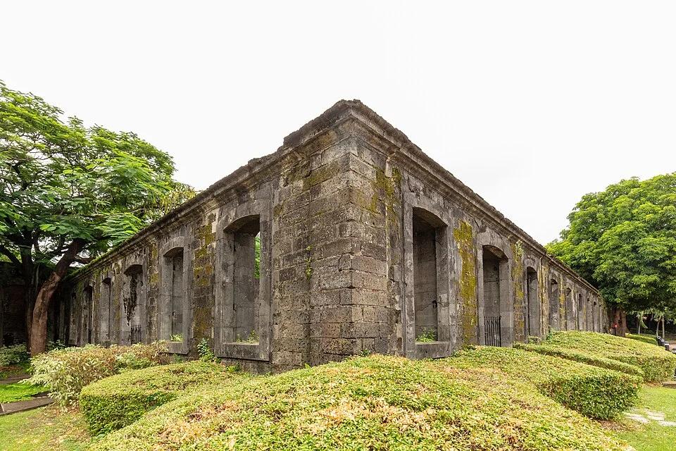 Historic Fort Santiago grounds in Manila, Philippines