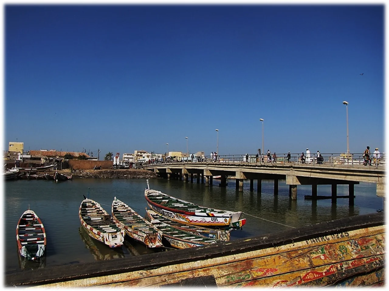 Guet Ndar connection and boats, described as December 2014; source date 3 January 2015