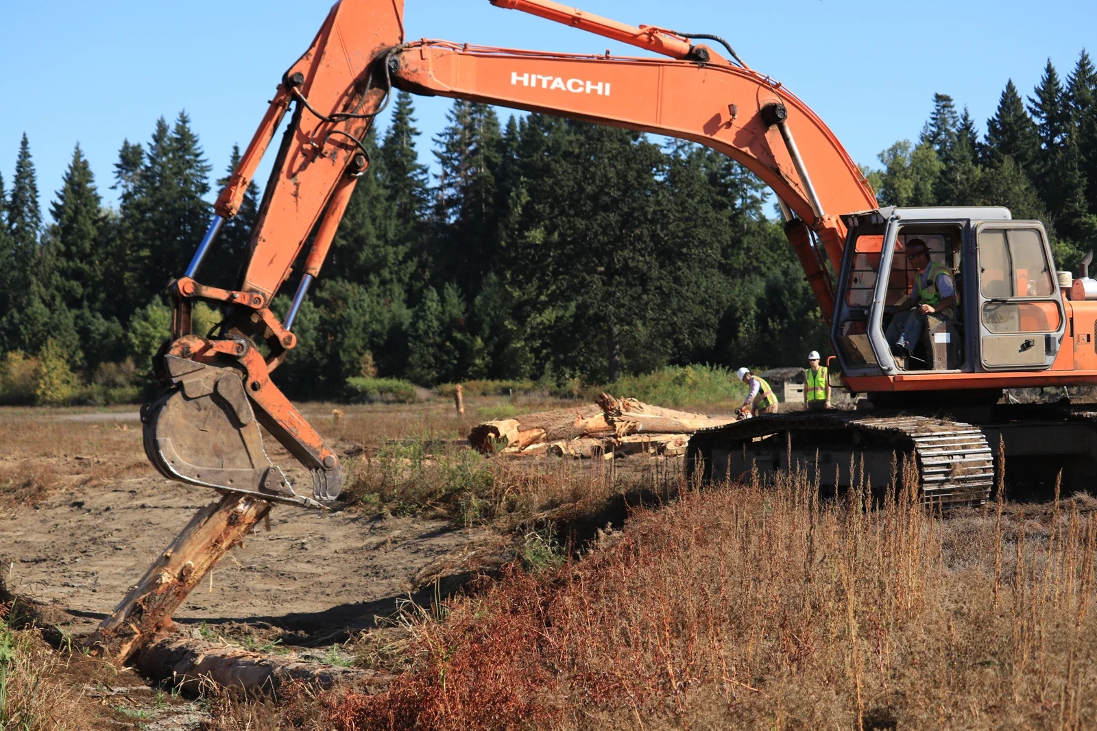 Archive Chicken Creek habitat restoration; not current Woodburn construction