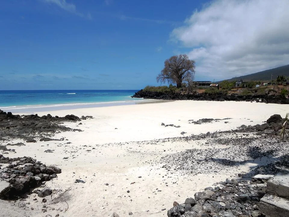Chomoni beach and lava rocks on Grande Comore, 2013