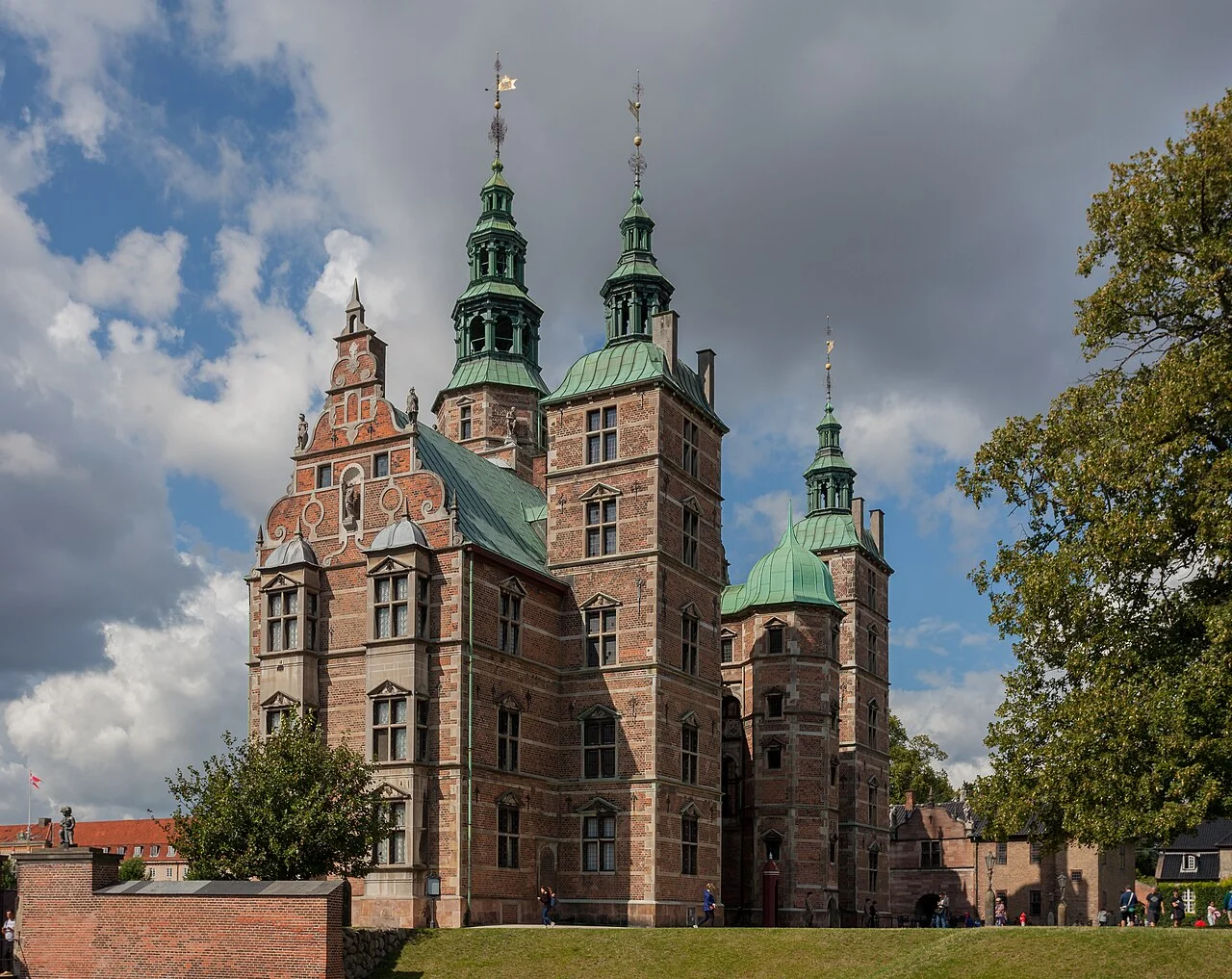 Historic exterior of Rosenborg; not the collection interior; Marco Almbauer, 2019-08.