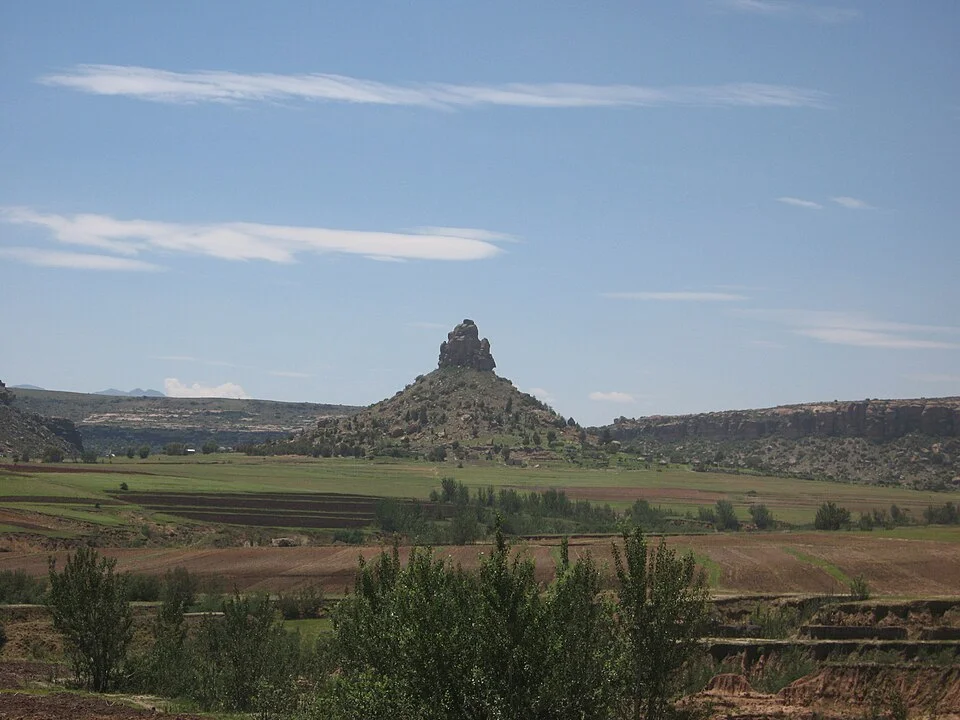 Thaba Bosiu çevresinden görünüm